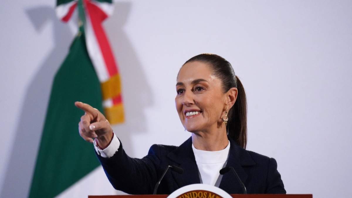 La presidenta Claudia Sheinbaum
