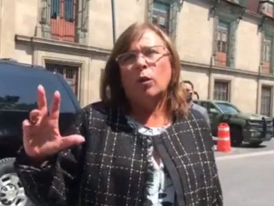Rocío Nahle minimiza represión en Dos Bocas; "son 10 personas", dice