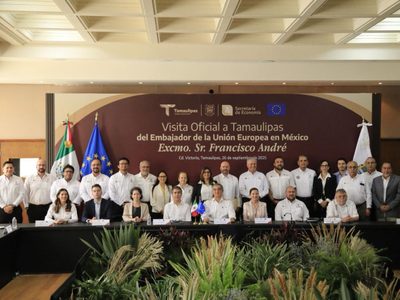 Embajador de la Unión Europea destaca condiciones de seguridad en Tamaulipas