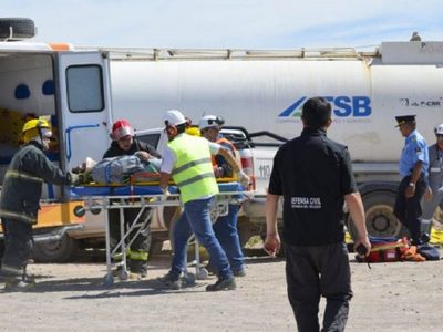 Enorme despliegue en simulacros de emergencias petroleras en Coirón Amargo y Planicie Banderita