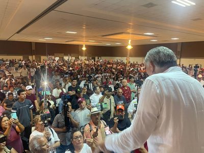 Adán Augusto López recorrió Tamaulipas pese al atentado contra el secretario de Gobierno estatal