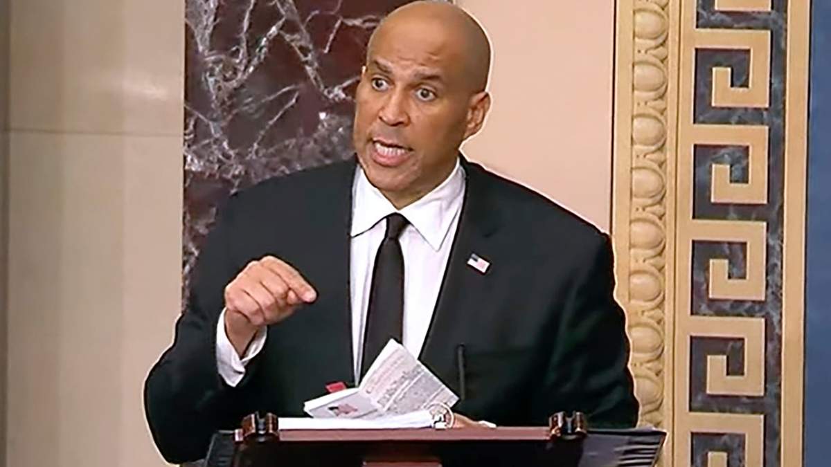El senador demócrata por Nueva Jersey, Cory Booker