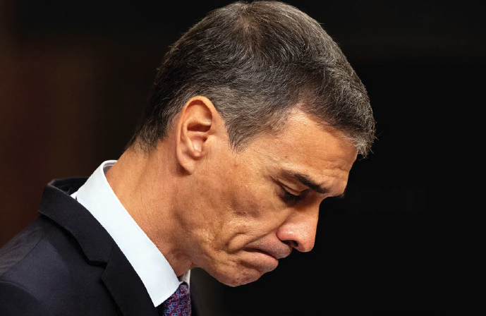 Sánchez. Presidente salpicado
