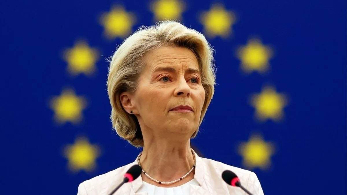 La presidenta de la Comisión Europea, Ursula von der Leyen
