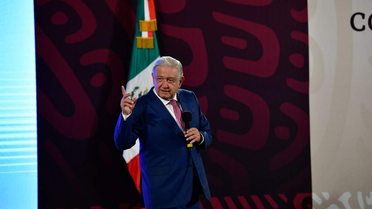El presidente en su conferencia del lunes
