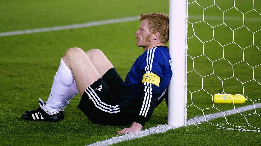 Oliver Kahn en la final de Corea-Japón 2002