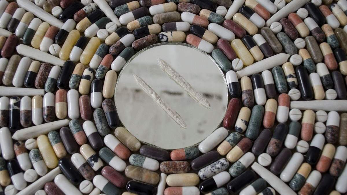 Cocaína, mariguana y LSD