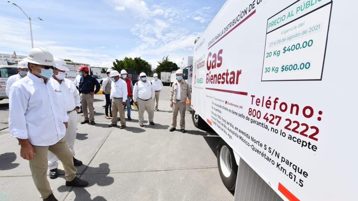 Los precios al público anunciados por Gas Bienestar