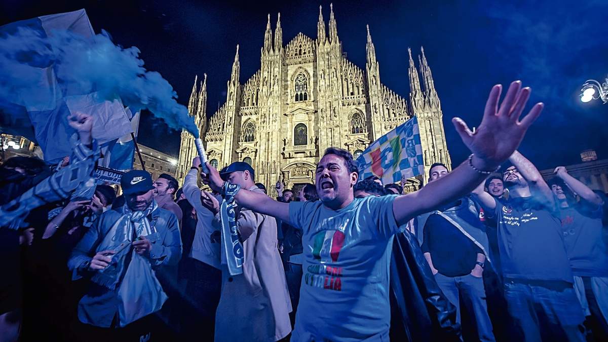 La celebración de la afición