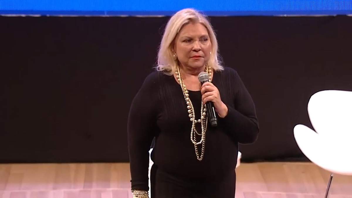 Elisa Carrió, exdiputada nacional. Fuente: (Twitter)