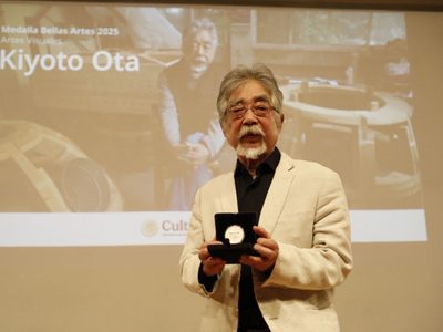 Kiyoto Ota recibe la Medalla Bellas Artes 2025; el próximo año tendrá magna retrospectiva