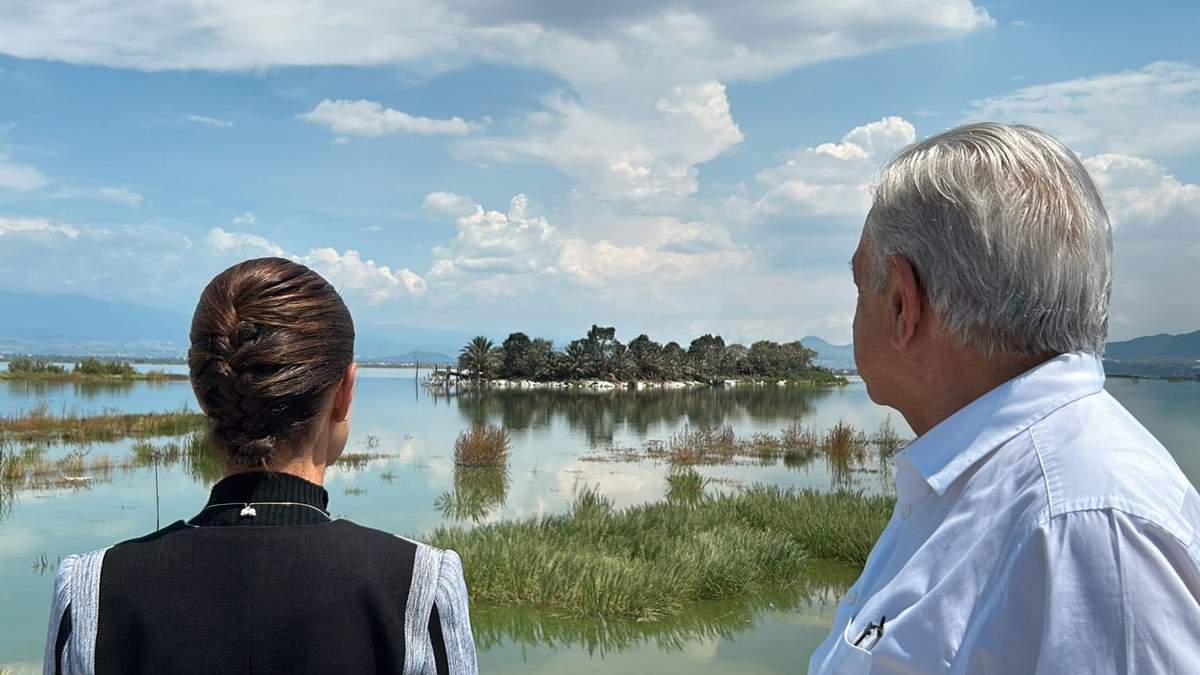 Claudia Sheinbaum y Andrés Manuel López Obrador