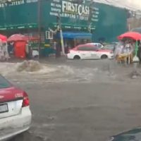 Lluvias causan afectaciones en ocho colonias de Tláhuac e Iztapalapa (Videos)