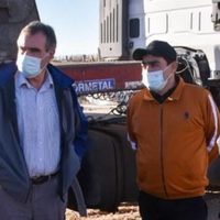 El intendente de Centenario recorrió en 2021 uno de los desarmaderos que desmontó la Federal