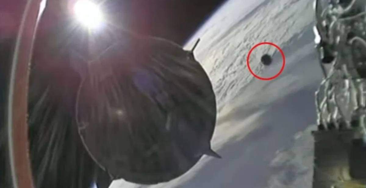 El objeto que casi choca con la cápsula espacial