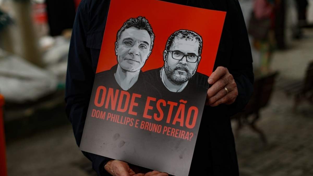 Periodista Dom Phillips y activista Bruno Pereira