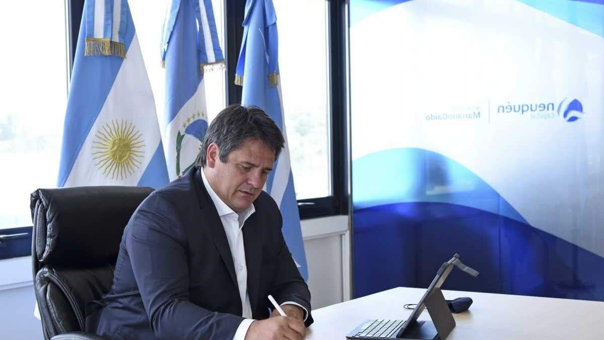 Mariano Gaido, intendente de Neuquén. Fuente: (Twitter)