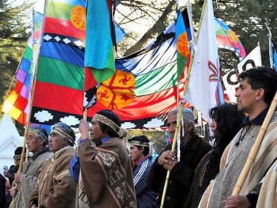 Marcha contra la “violencia mapuche” en Neuquén