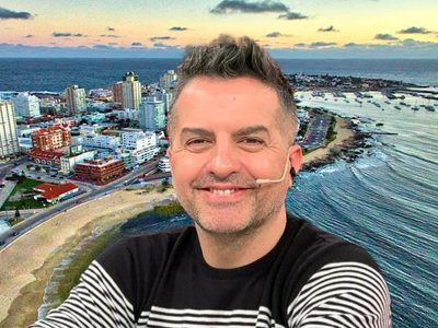 Ángel de Brito cruzó el charco: estuvo en la Fiesta Bresh, recorrió Punta del Este y Casapueblo