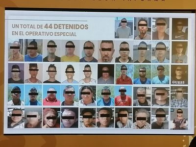 Caen 44 integrantes de cártel que mató a 6 policías estatales de NL