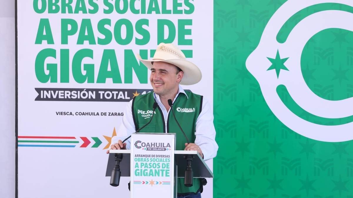 El gobernador de Coahuila, Manolo Jiménez