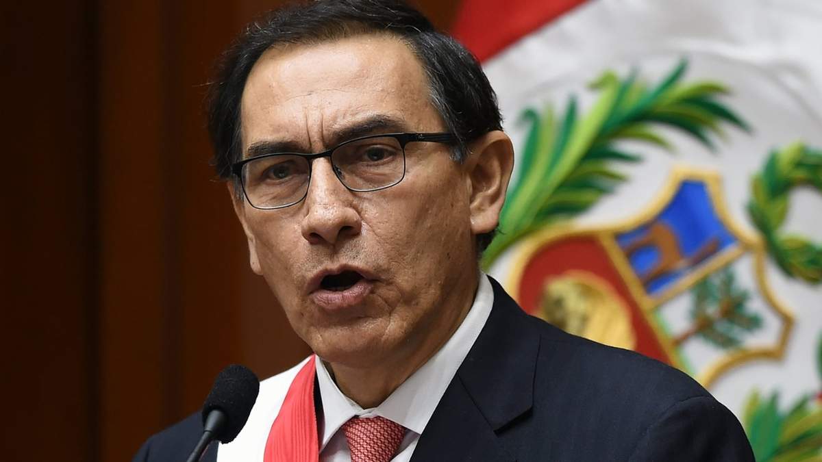El presidente de Perú anunció el primer caso de coronavirus. Fuente: (Twitter)