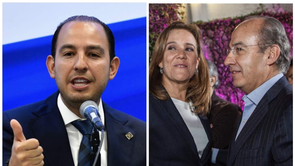 Marko Cortés, Margarita Zavala y Felipe Calderón