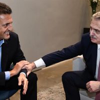 Fernández, Massa y Máximo Kirchner se encontraron en la Rosada ¿De qué hablaron?
