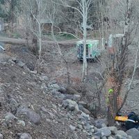 Una joven pareja se accidentó en moto en la ruta 39 y fue trasladada en helicóptero de Chos Malal a Neuquén