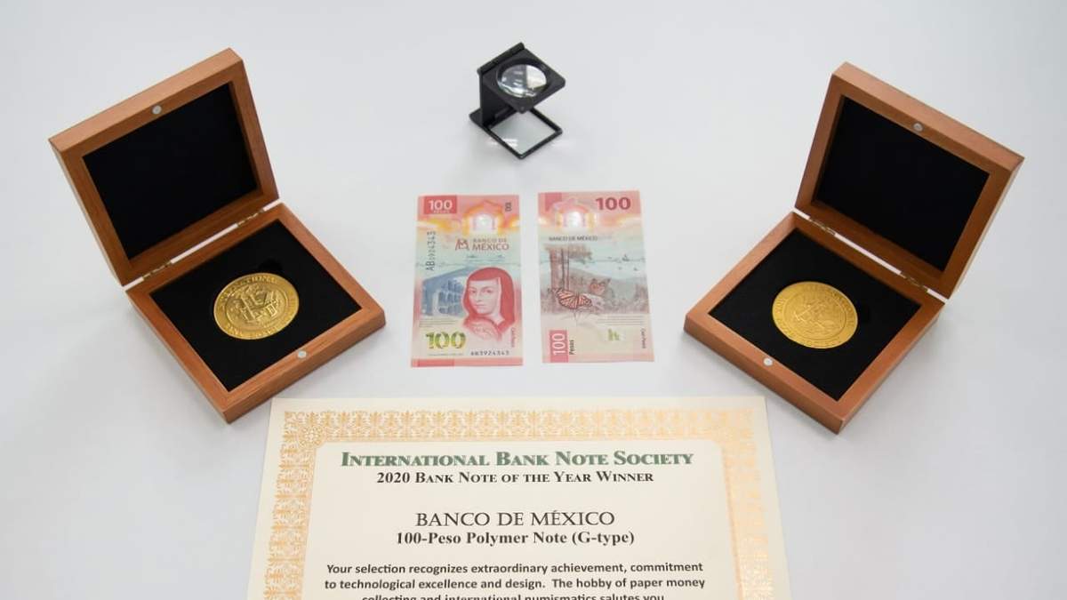 El billete de 100 pesos premiado