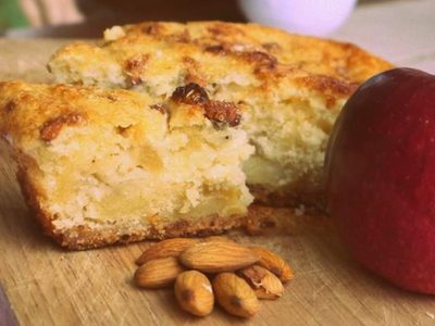 Sin harinas y con solo 5 ingredientes, prepará esta deliciosa torta de manzana y no sientas culpa