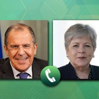 Bárcena platicó con el canciller ruso sobre el conflicto con Ucrania previo a la conferencia de paz