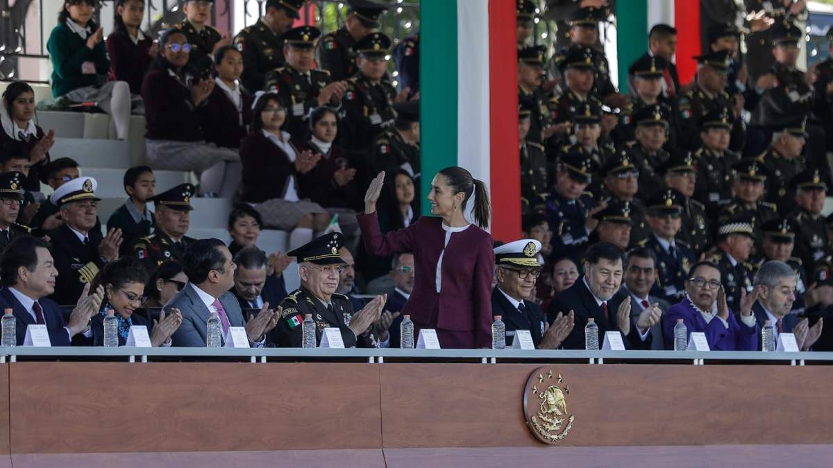 México es libre, independiente y soberano: Sheinbaum en la conmemoración del Día de la Bandera