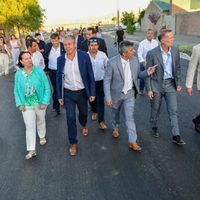 En el aniversario de Las Lajas, Figueroa inauguró obras y resaltó la tarea y compromiso de los docentes