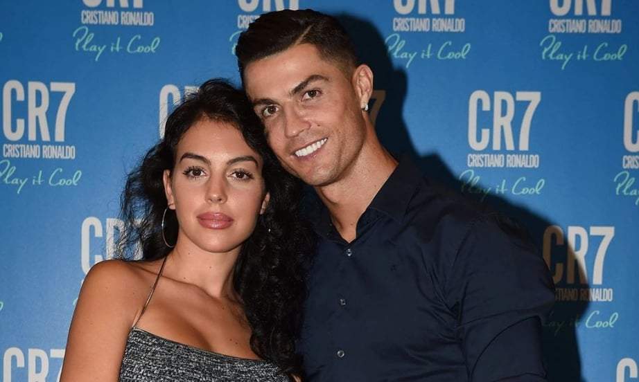 Georgina Rodríguez y Cristino Ronaldo. Fuente: (Instagram)