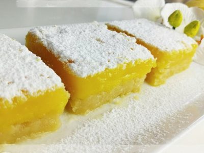 Aprovechá los limones de tu planta y hacete estas tremendas barras de lemon curd, perfectas para un postre especial