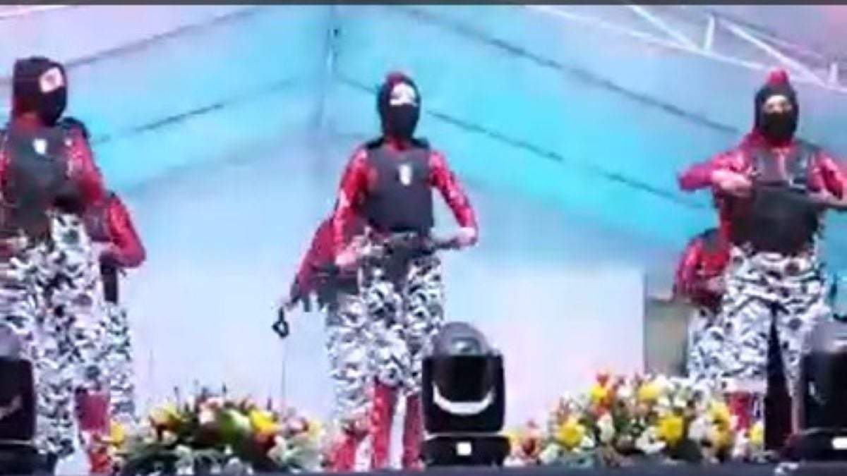 La coreografía presentada en el municipio de Contepec