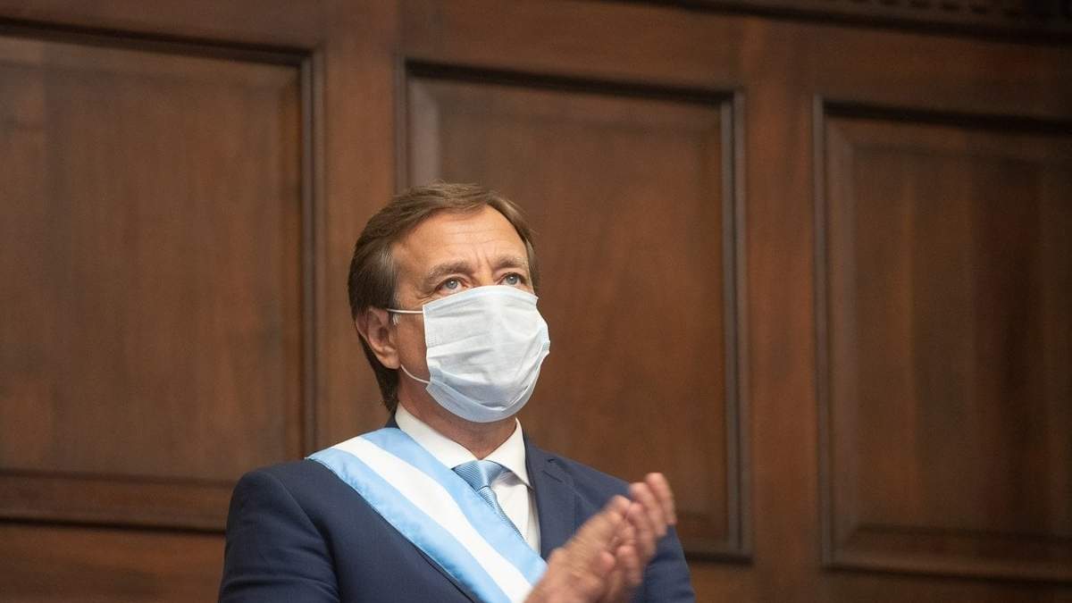 Rodolfo Suárez, gobernador mendocino. Fuente: (Twitter)