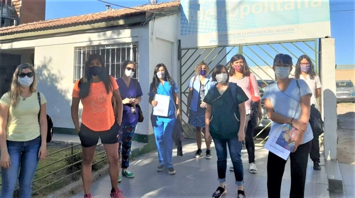 Trabajadoras sociales. Fuente: (Javier Manzano - Minuto Neuquén)