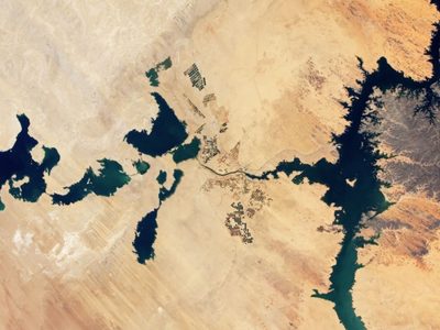 Lagos en el desierto egipcio alcanzan una extensión sin precedentes