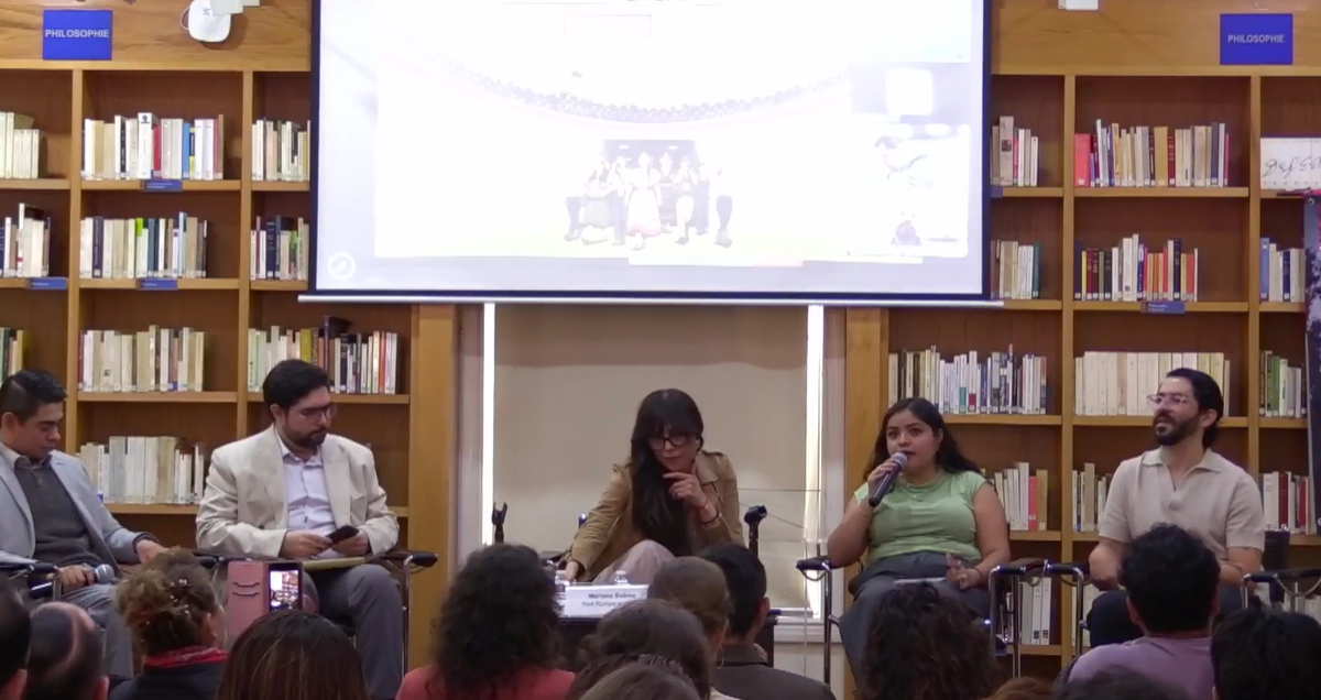 El conversatorio “Voces en la calle: El derecho a defender derechos humanos y la protesta social en el contexto del Mundial de Fútbol en México”