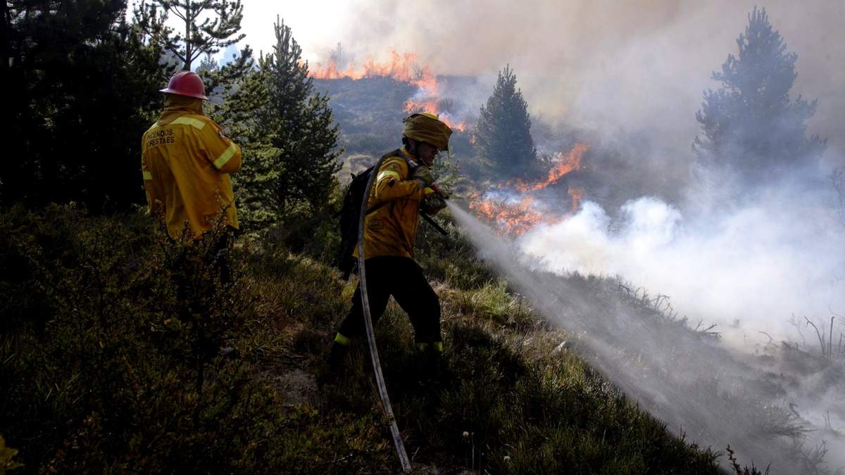 Continúa el fuego en la Patagonia. Fuente: (Twitter)