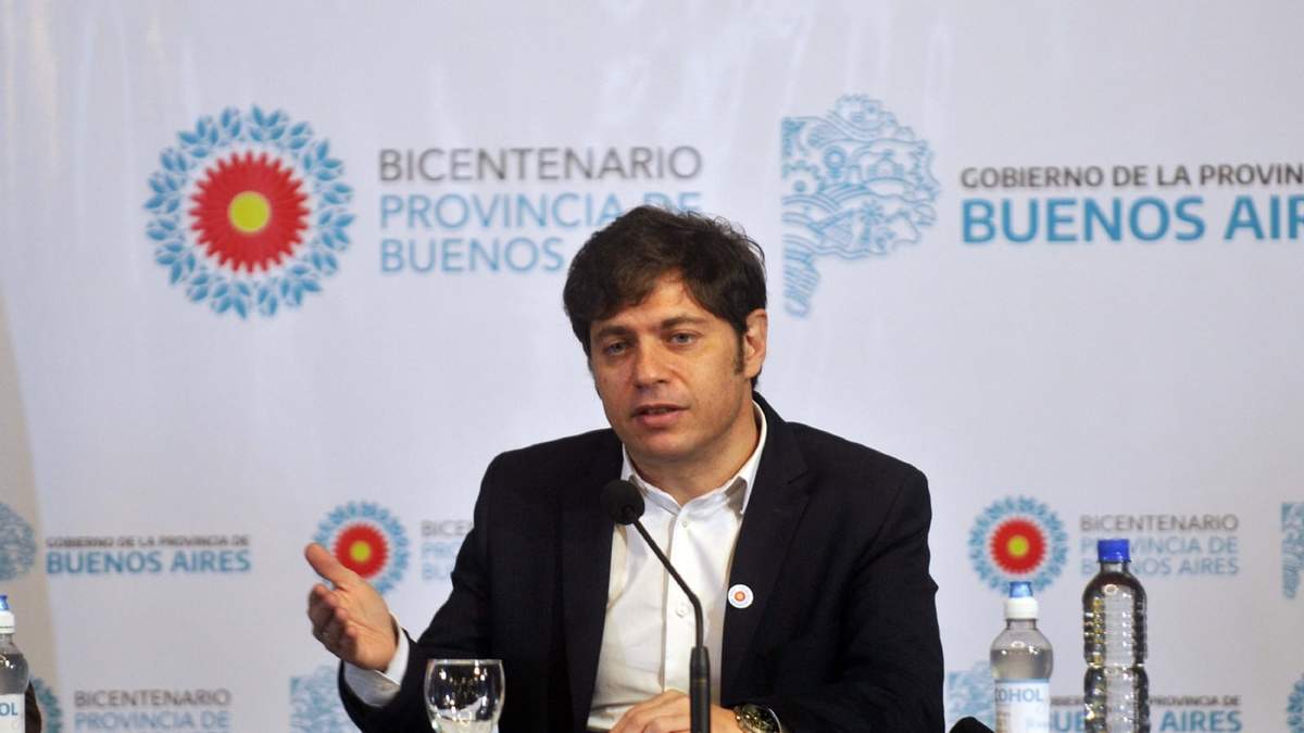 Axel Kicillof, gobernador bonaerense. Fuente: (Twitter)