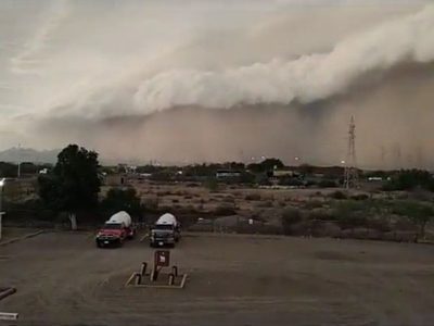 Tormenta de arena azota Sonora; provoca destrozos y pánico entre los habitantes (videos)