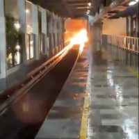 Explosión e incendio en la estación San Antonio Abad del Metro de la CDMX (Videos)