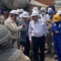 AMLO realiza sorpresiva visita a la refinería "Ing. Antonio M. Amor" de Salamanca