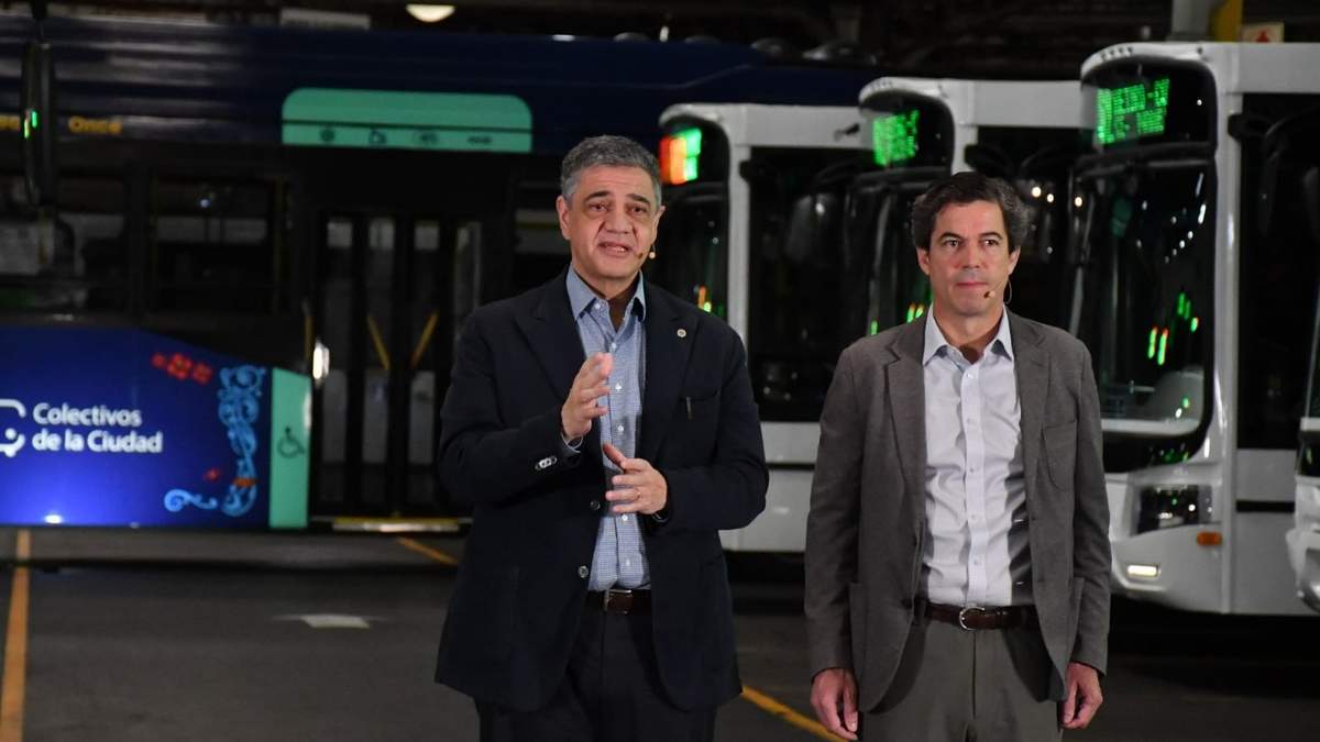 Jorge Macri busca mejorar el sistema de transporte de la Ciudad. Fuente: (X)