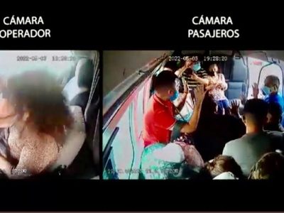 Frustran asalto a mano armada a una combi en Tlalnepantla; uno de los detenidos era policía (Video)