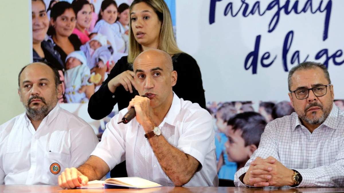 El ministro de salud, Julio Mazzoleni. Fuente: (twitter)