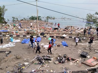 Un deslizamiento de tierra provocó un enorme tsunami en Alemania